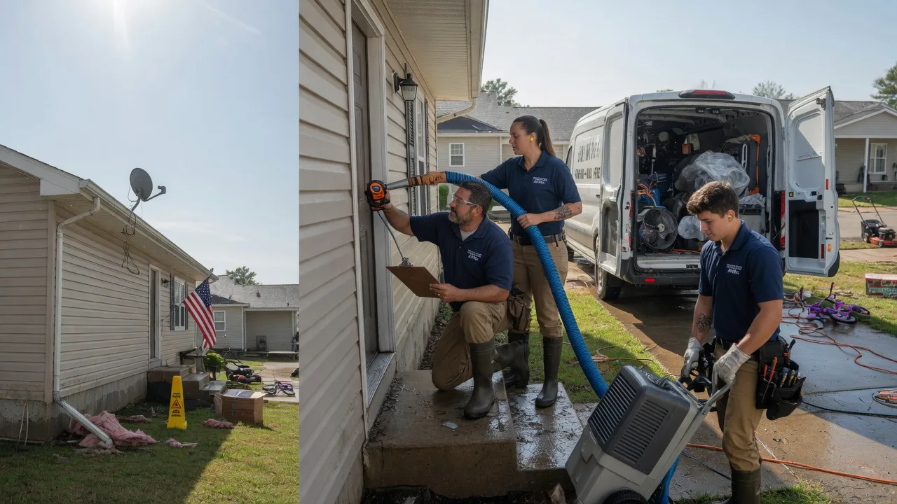 Ceiling Water Damage Restoration in Saint Lawrence, SD near me
